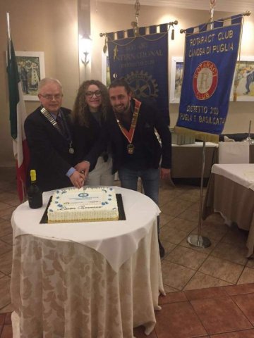 Celebrazione della Costituzione dell'Interact Club di Canosa